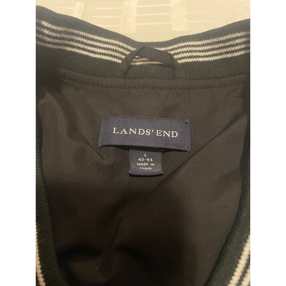 Lands End UPS Logo Mens Pullover Work Jacket Size Large Lined Windbreaker - Picture 4 of 11